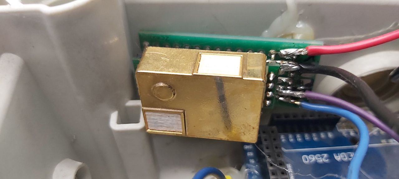 Connecting the MH-Z19B sensor based on Arduino Mega 2560 for CO2 ...