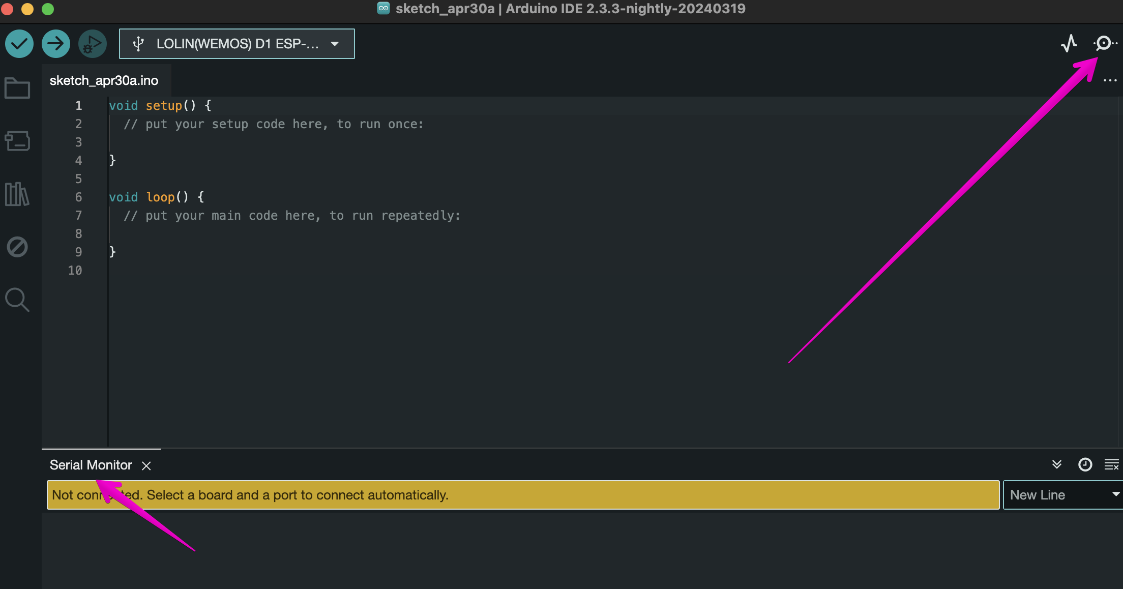 Connection and setup ESP8266 to Arduino IDE
