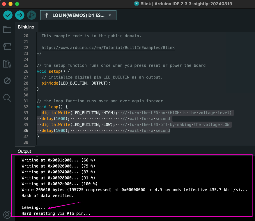 Connection and setup ESP8266 to Arduino IDE